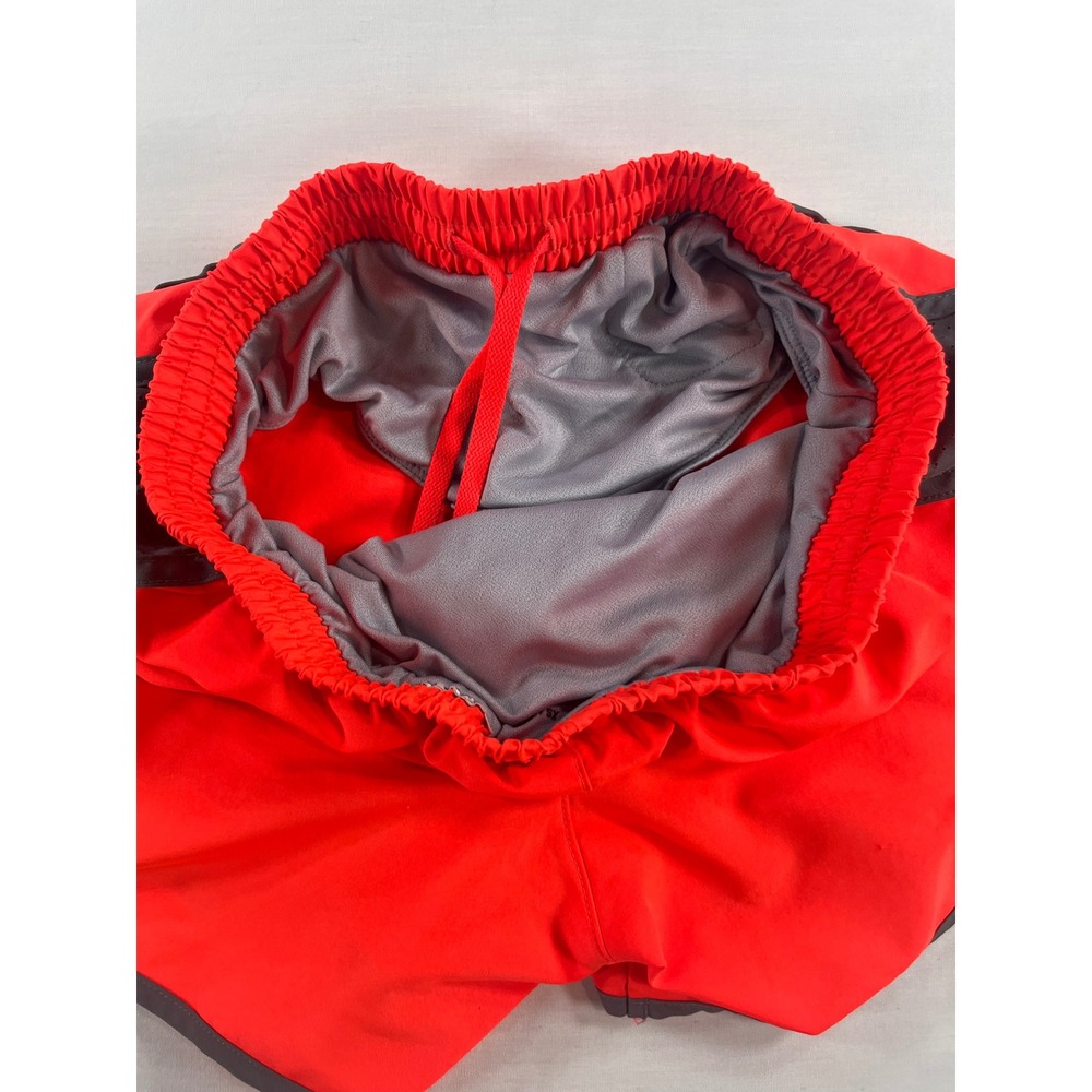 Under Armour Womens XS HeatGear Athletic Shorts Bundle Neon Orange Blue 2pk - Picture 16 of 16